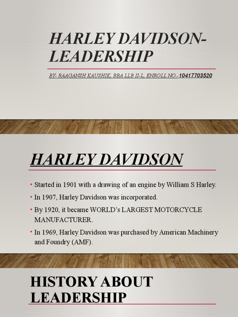 Harley-Davidson Leadership Changes: Searching for the Next CEO