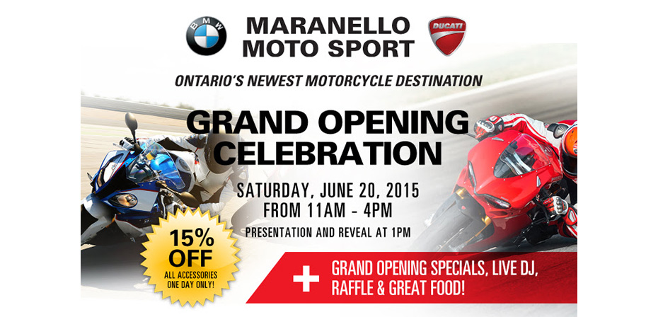 Maranello Motorsport Grand Opening: Supercars and Superbikes Unite