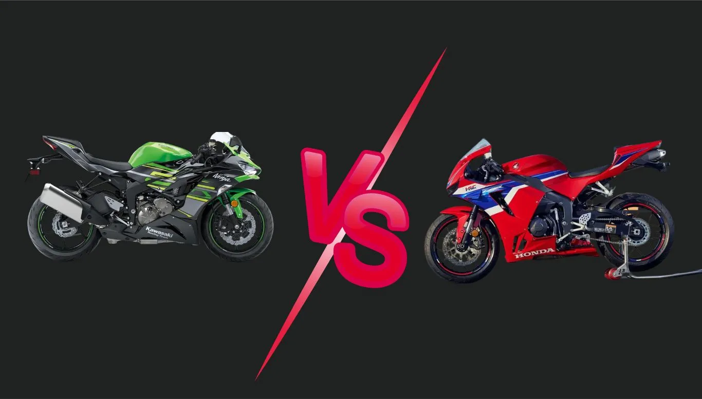1998 Kawasaki ZX6R vs Honda CBR600—Track Battle