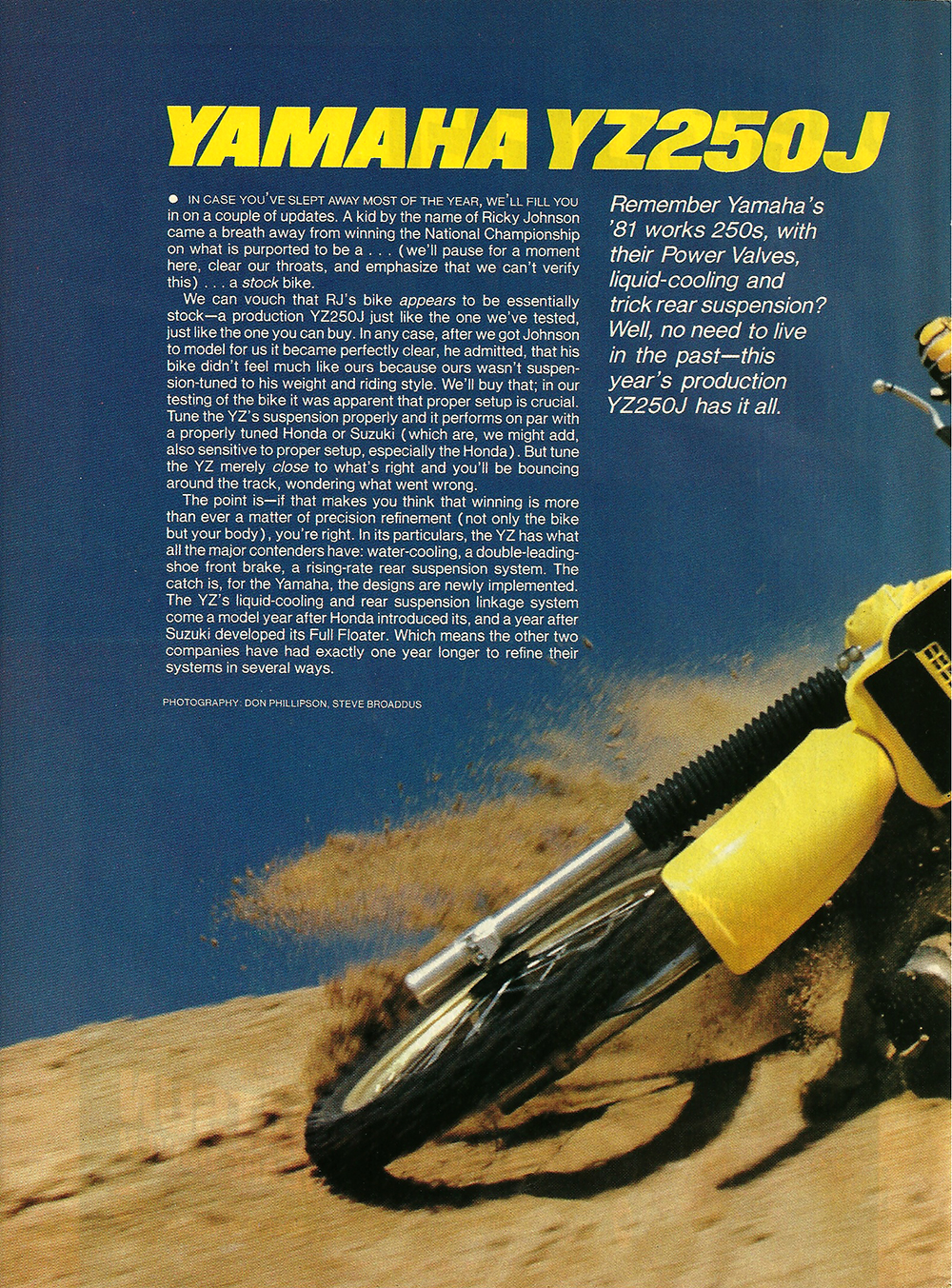 1982 Yamaha YZ250—Motocross Beast Explained