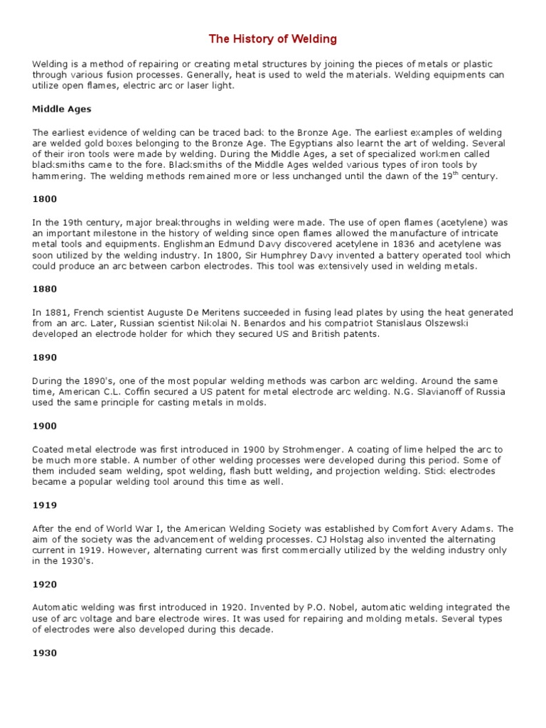 The influence of Paul Sr. on Modern Welding Education