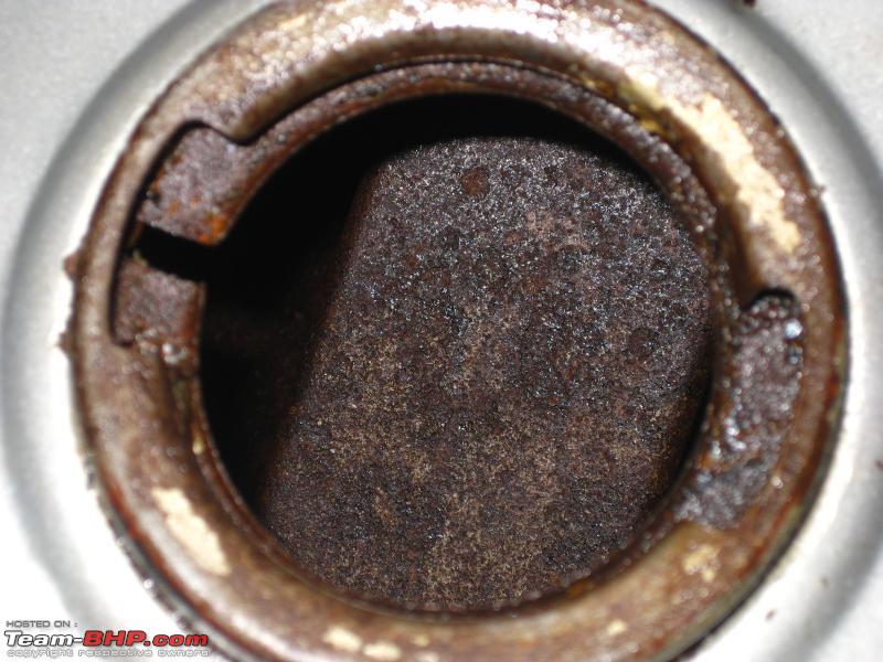 How to remove rust from a Chopper Bike gas tank