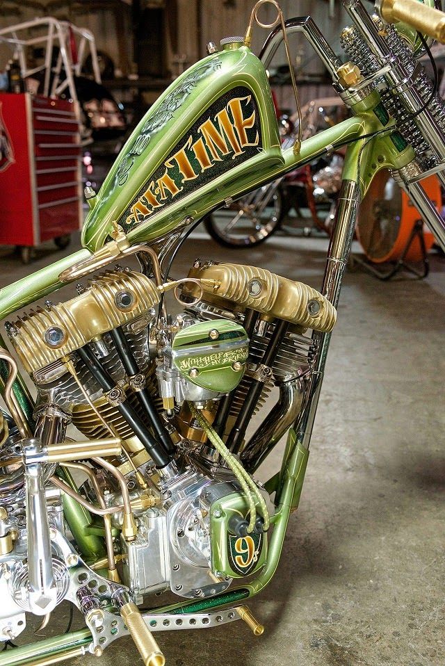 The Suede Paint Chopper Style