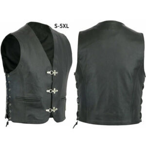 Best Leather Vests for Custom Chopper Motorcycle Riders