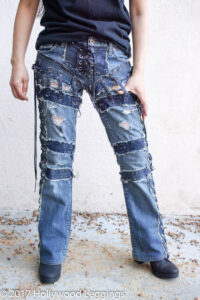 The Denim Black Chopper Look