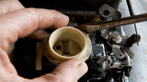 How to clean a clogged carburetor jet on a Chopper