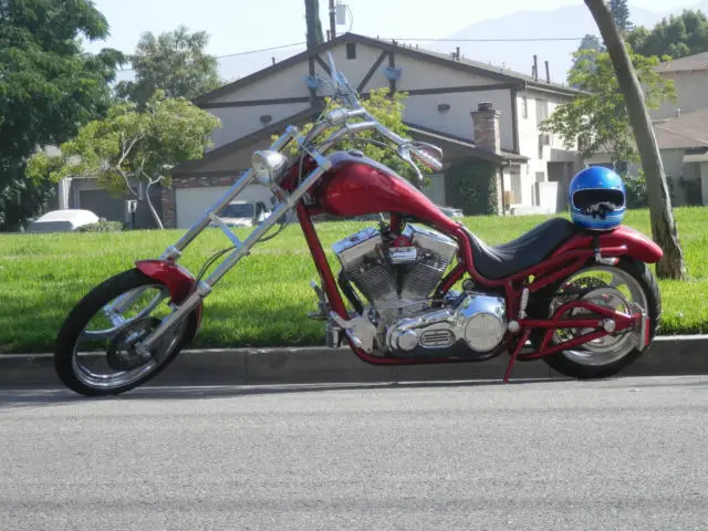 The Candy Apple Red Chopper Motorcycle History
