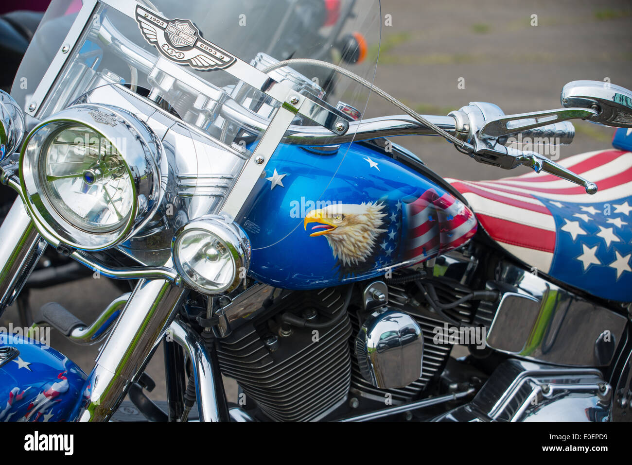 50 Insane Custom Harley Chopper Motorcycle Paint Jobs