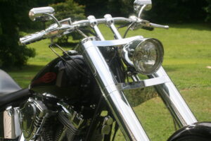 The Radical Chopper: Exaggerated Rake and Long Forks
