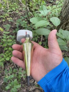 How to use a Plumb Bob to measure Chopper Trail