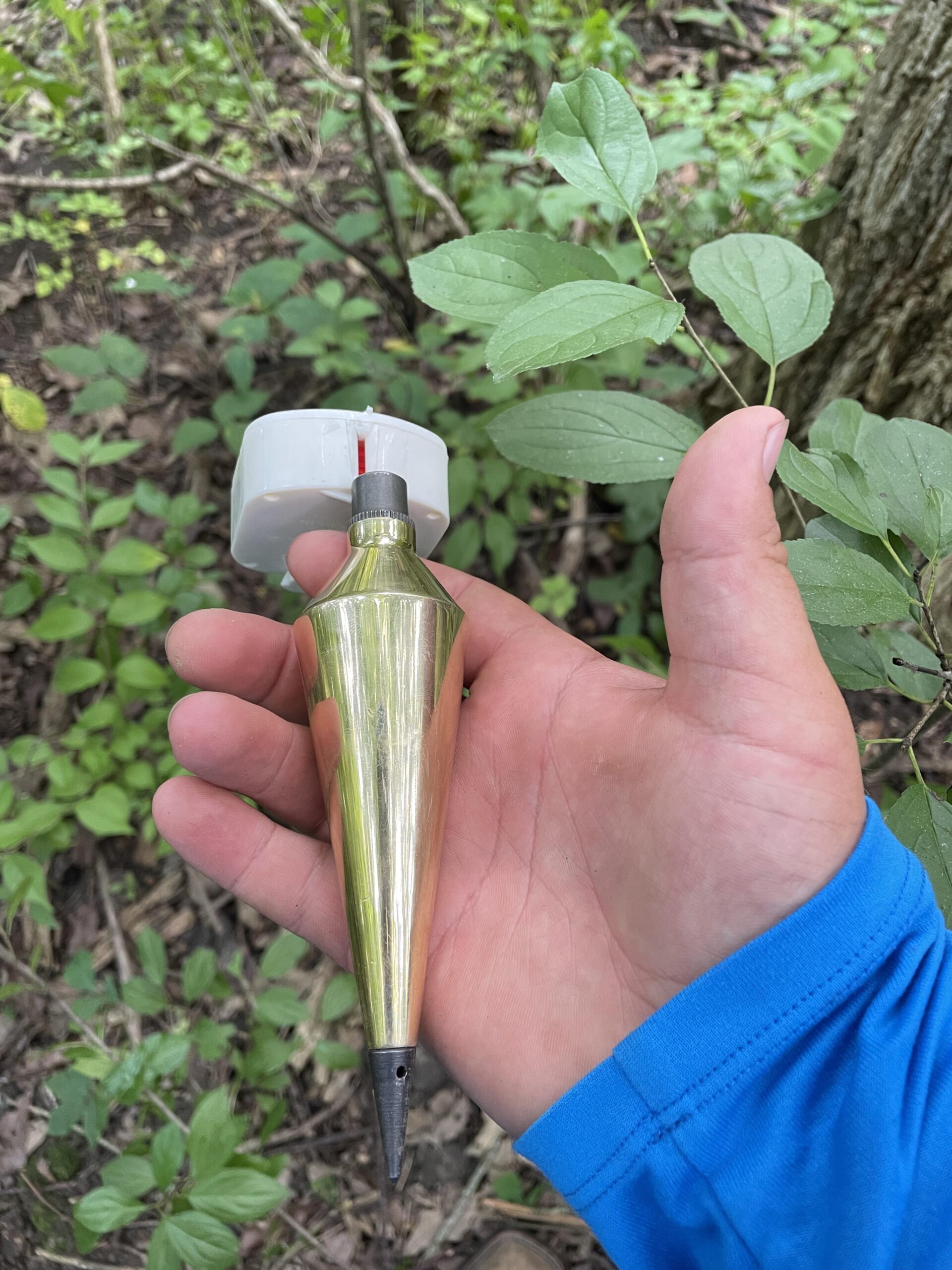 How to use a Plumb Bob to measure Chopper Trail